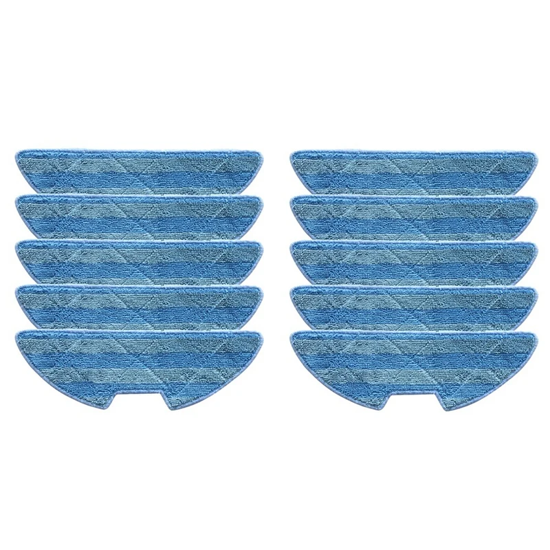 10PCS Mop Cloth Rag For Eziclean ONE Aspirateur Robot Laveur Aqua Robot Vacuum Cleaner Microfiber Mop Cloth Replacement