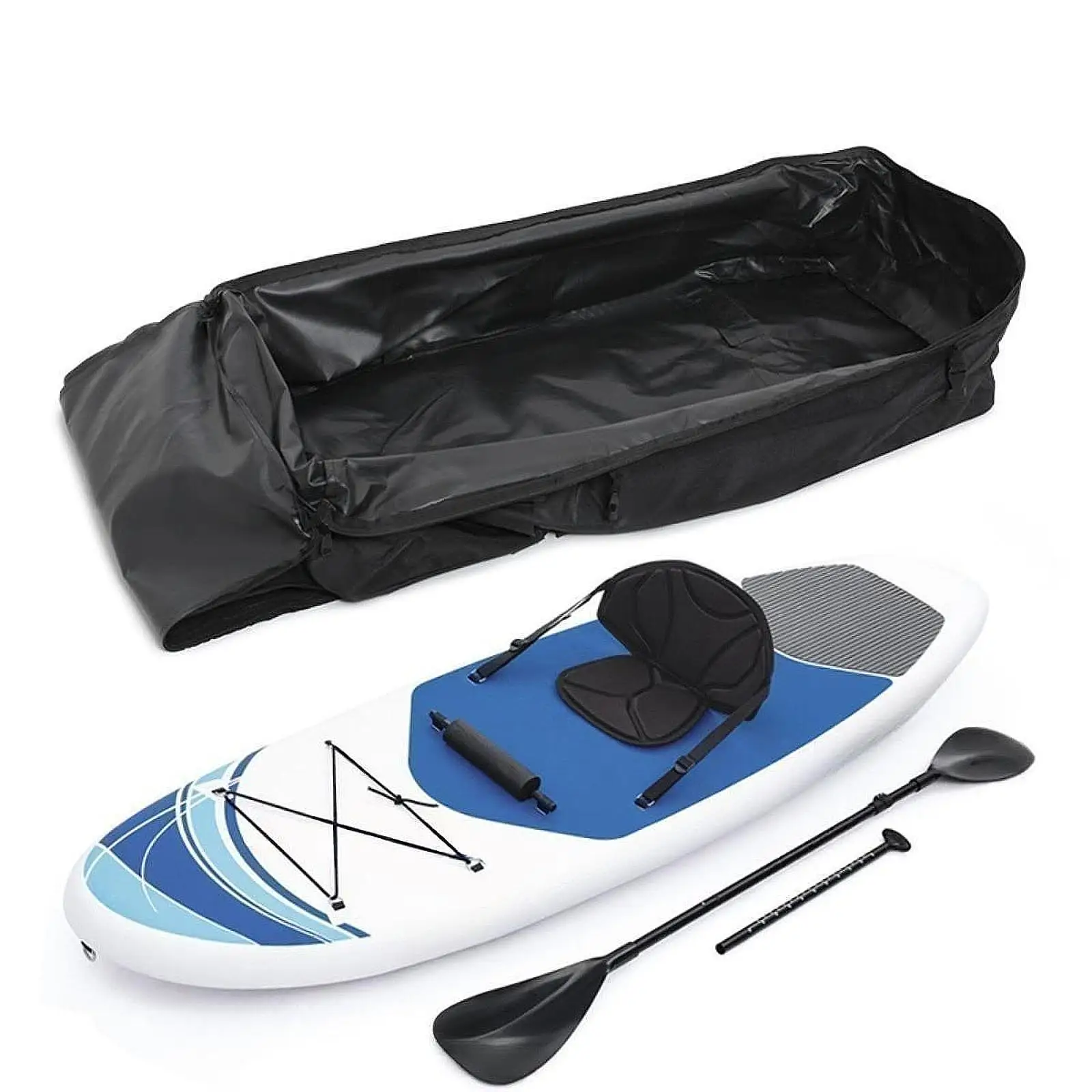 Inflatable Paddleboard Backpack Surfboard Travel Bag Oxford Pack Waterproof Storage Carrying for Hiking Backpacking Board