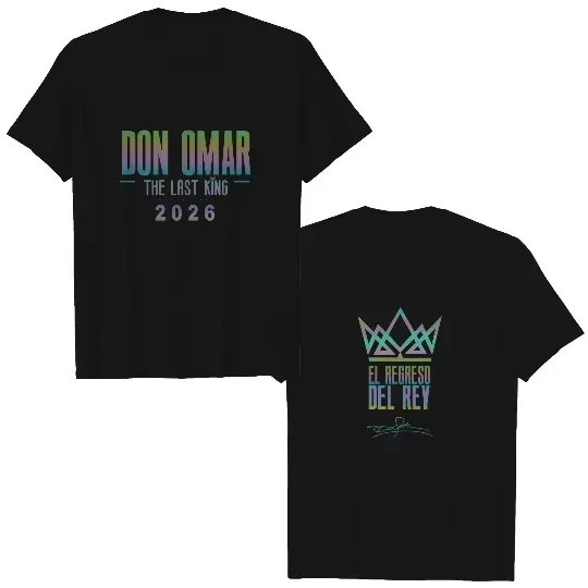 2026 Iridescent Gradient Bold Serif Text Geometric Line Crown Handwritten Style Mark Print Oversized T-shirt Short Sleeve Top
