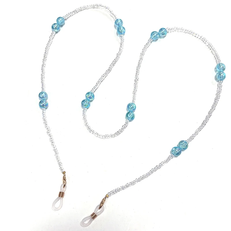 

Handmade Bead Glass Chain For Women's Sunglasses Decorative Pendant Chain Anti-Slip Anti-Fall Neck Strap For Reading Glasses Sup