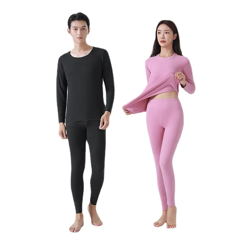 

Men's Thermal Underwear Long Johns for Couple Winter Thick Thermo Underwear Sets Winter Clothes Keep Warm Lingere 2Pcs Home Suit