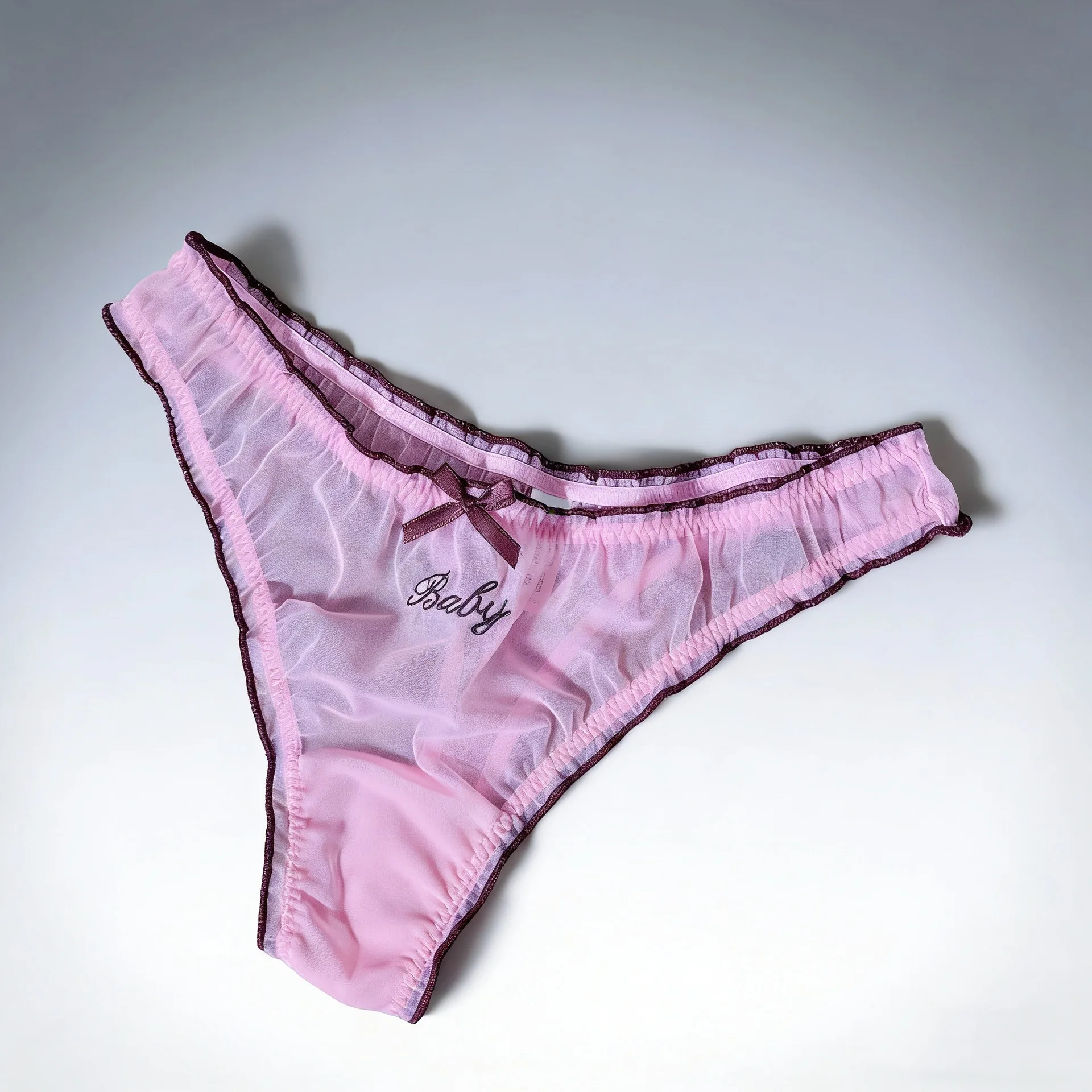 Spitzen-G-String aus dünnem Netzstoff, sexy Damen-Slip, Tanga mit Aussparungen, transparente Unterwäsche, niedrige Taille, Damen-Dessous