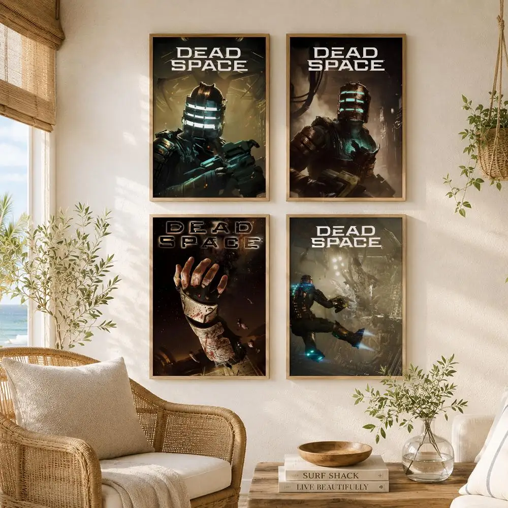 Video Game D-Dead Space Painting Calligraphy High-Quality Canvas Wall Mural Crease-Free For Living Room Bedroom Interiors