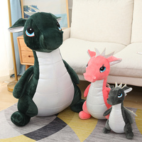 Cute Cartoon Dinosaur Plush Toy Stuffed Soft Animals Dinosaur Soft Doll Kds Hug Dragon Pillow Birthday Gift