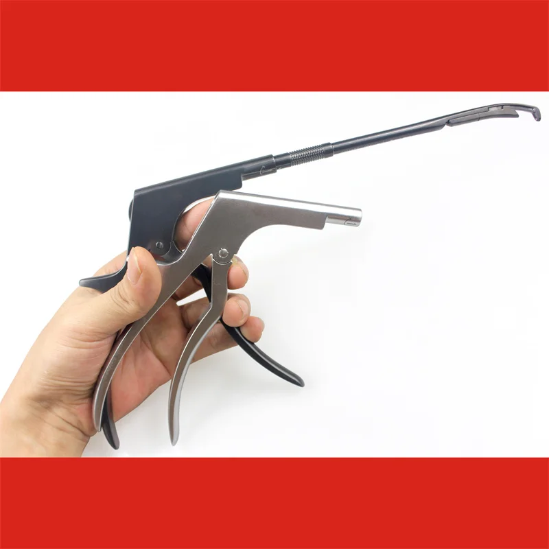 UBE black 22cm ultra-thin elbow lamina bone biting forceps rotating minimally invasive gun type laminar wrench orthopedic equipm