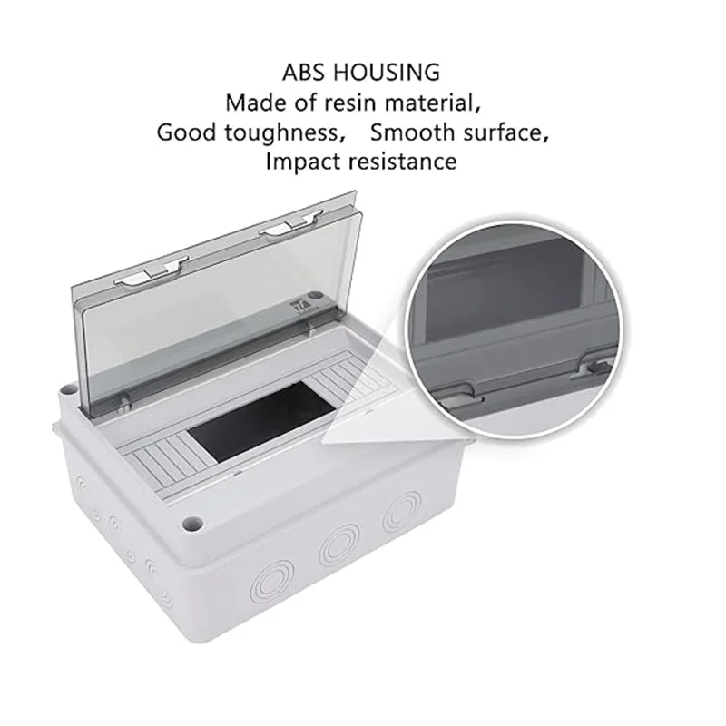 Distribution Box HL Series Junction Box 2/5/8/12/15/18/24 WAY PC Plastic Outdoor Electrical IP65 Waterproof Distribution Box