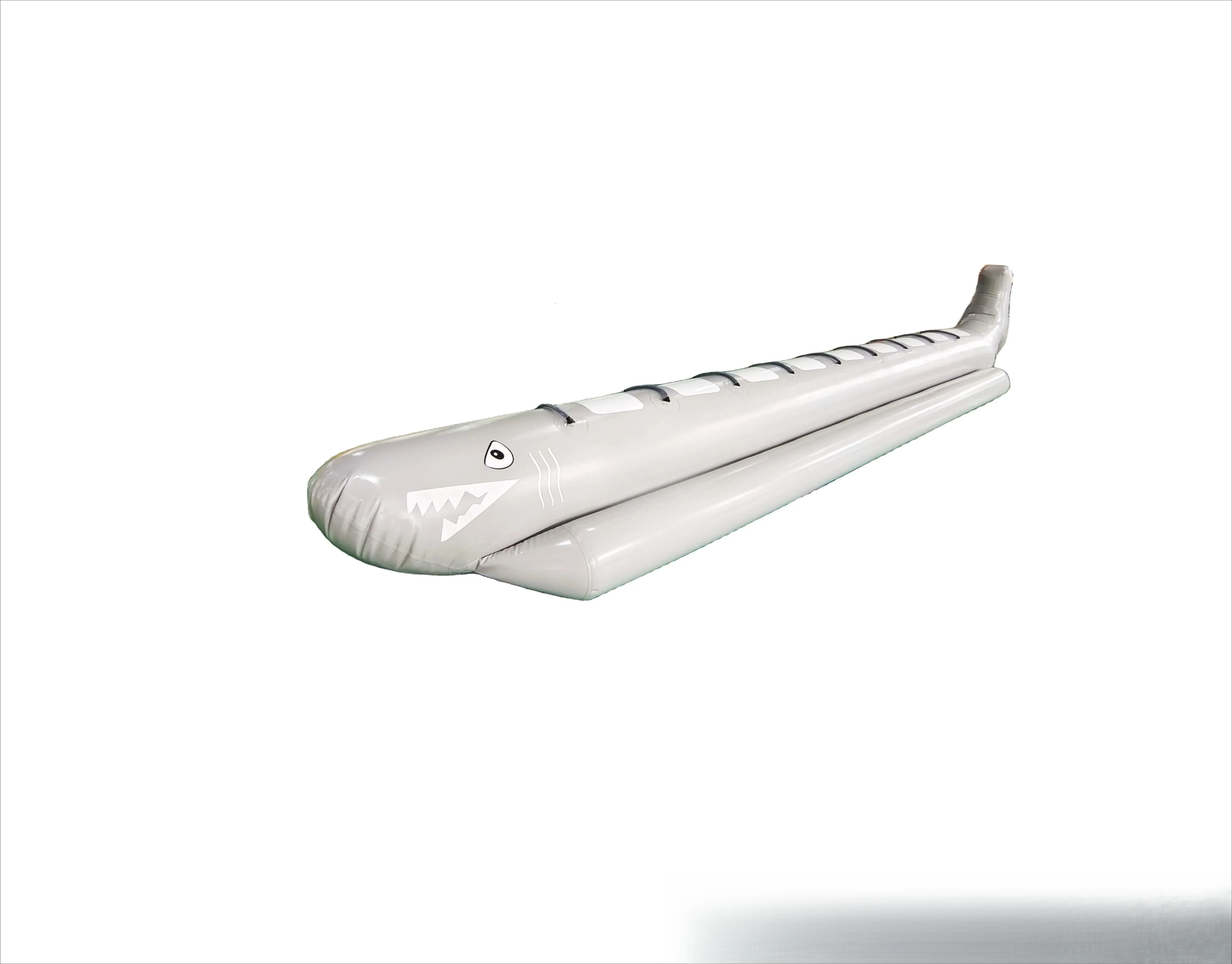 

Factory Price Inflatable Water Games Shark Shape More Person Towable Banana Boat