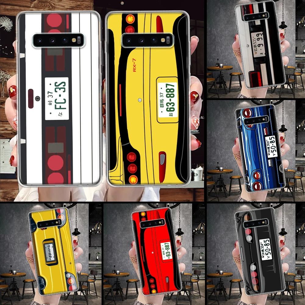 Japan Anime Initial D Car Taillight Soft Phone Case For Samsung Galaxy M31 M32 M51 M52 M21 M30S M12 Note 9 8 10 Lite 20 Ultra J4