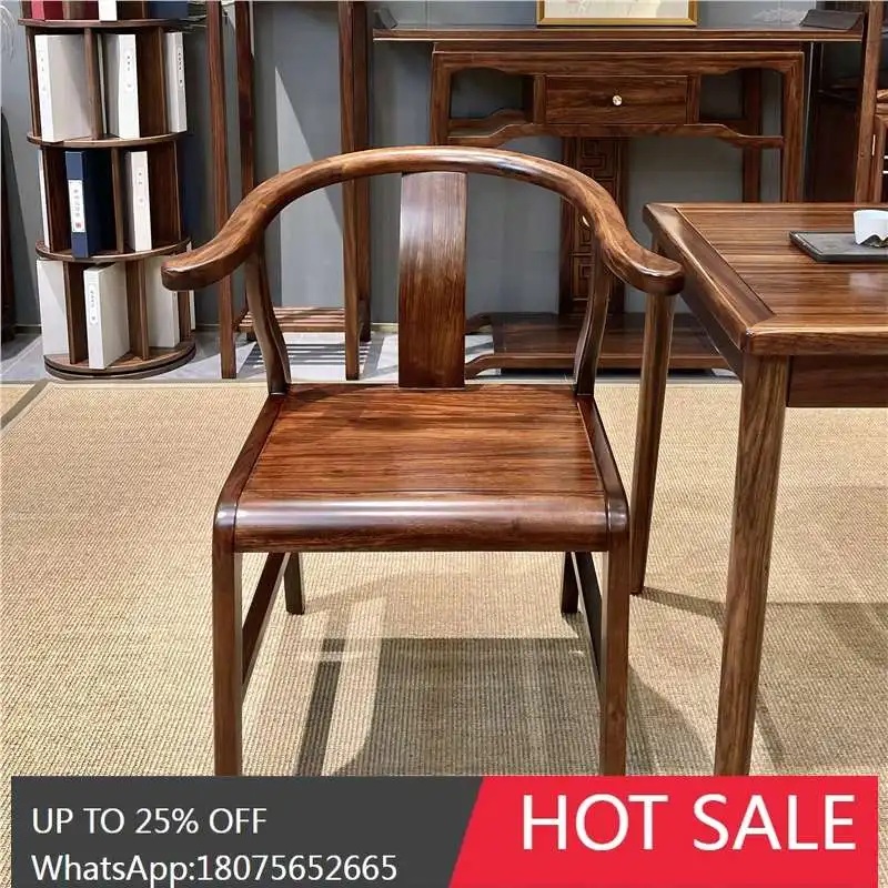 

MJY New Chinese Style Solid Wood Office Leisure Chair Home Use