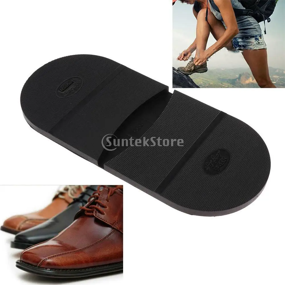 Glue on Soles Shoe Repair Kit Rubber Heel Protector Anti Wear Shoe Accessory for Hiking and Walking