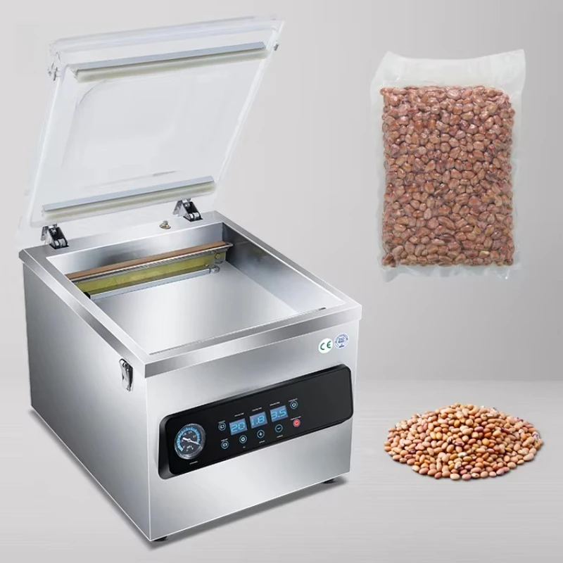 Multi Function Small Desktop Single Chamber Food Vacuum Sealing Packaging Machine