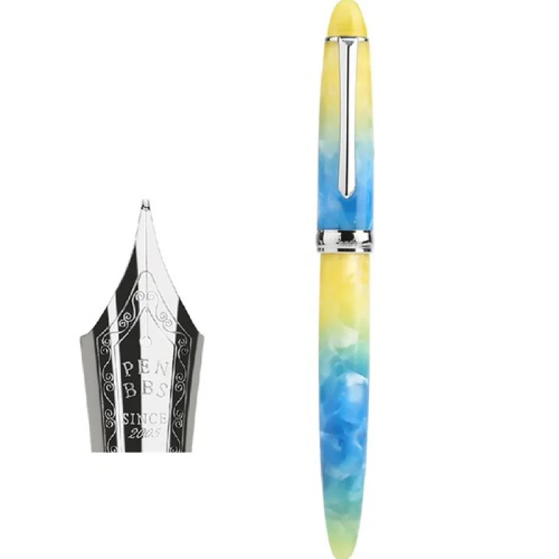 

A+ PENBBS 308 Acrylic Fountain Pen Iridium Fine Nib Writing Gift Pen Set with Box