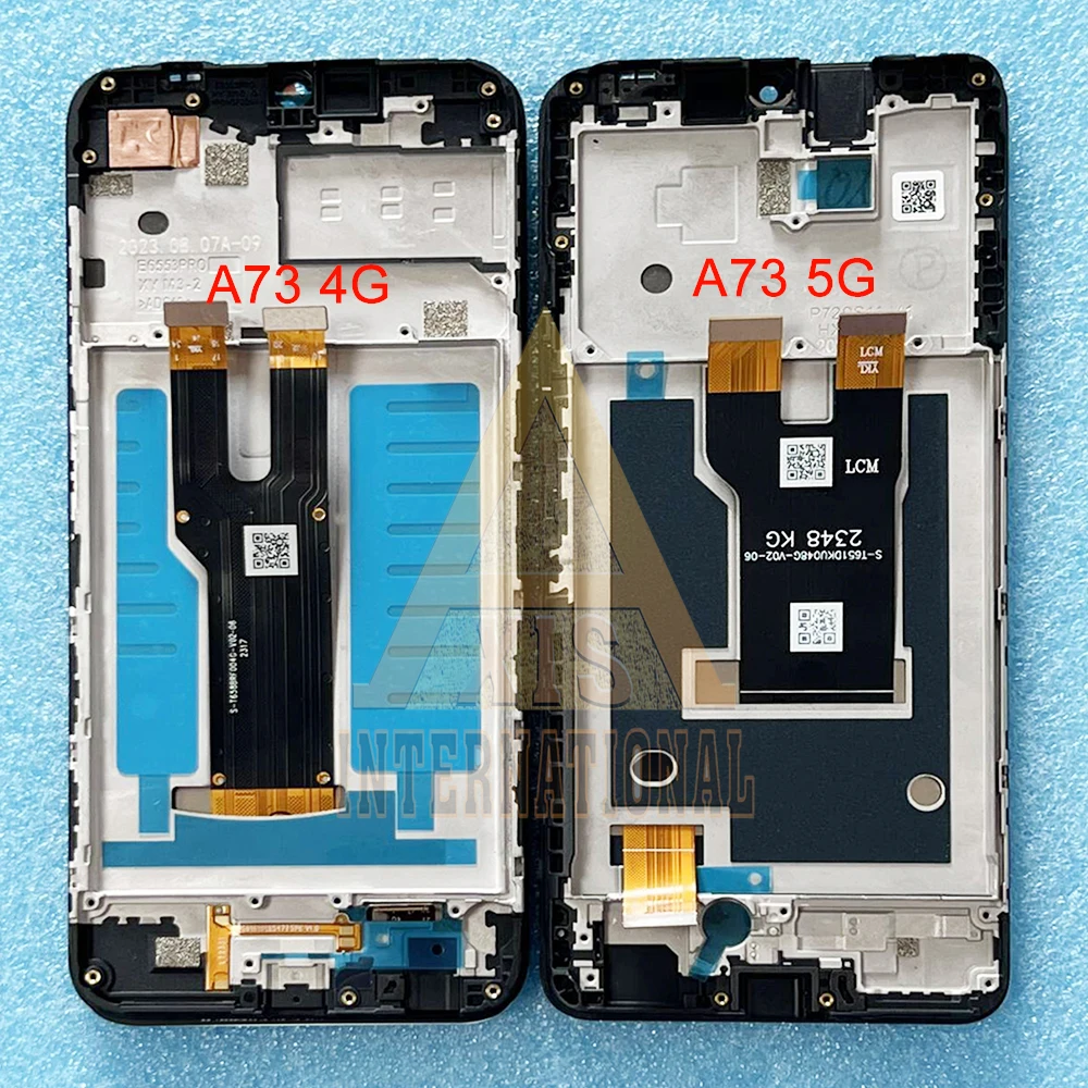 

Original For ZTE Blade A73 5G/ Fresh 50 7543N LCD Display Screen Frame Touch Panel Digitizer For ZTE Blade A73 4G 7060