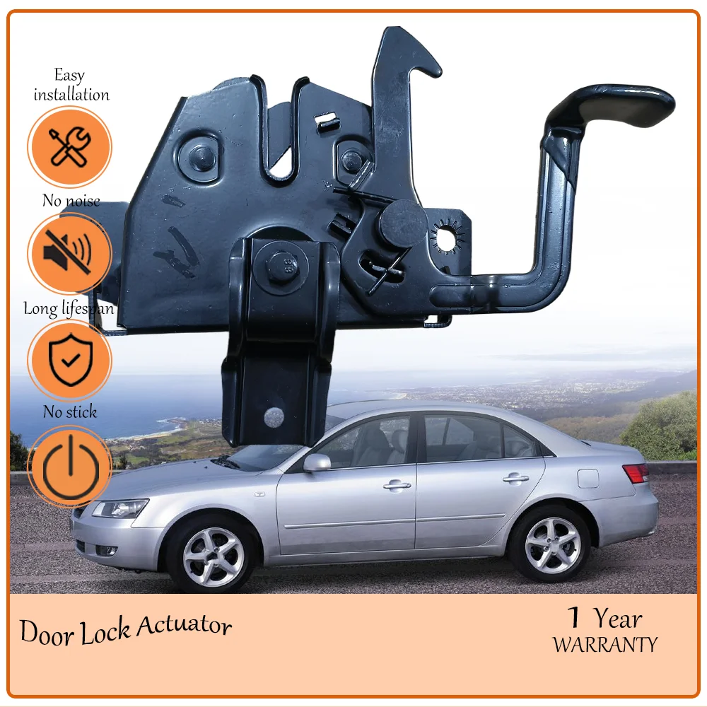 

Engine Hood Latch Lock, Suited to 2006-2010 Hyundai Sonata, Solid Bonnet Lock oem 81130-3K000,811303K000,81130-3K001,811303K001