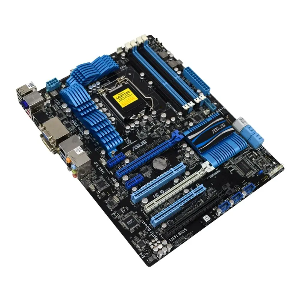 Used Motherboard ASUS P8Z68-V/GEN3 Intel 82579 Gigabit LAN CPU Supports Core i7 i5 i3OC Intel Z68 Chipset LGA 1155