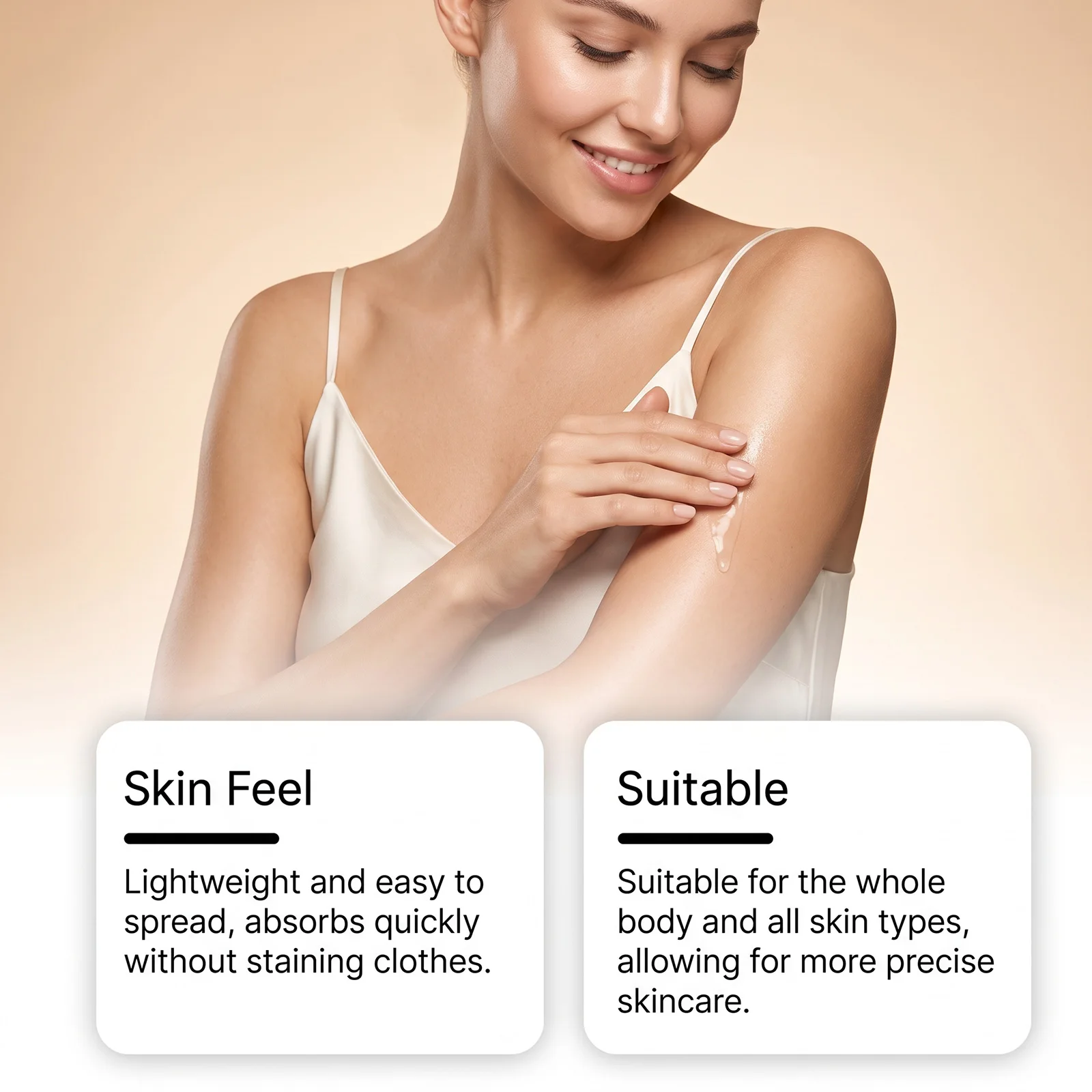 Multi Peptide Firming Body Oil Avocado Extracted Nourish Glow Radiance Skin Tightening Anti Aging Moisturizing Massage Body Oil