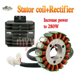 Fit For YAMAHA XMAX300 CZD300 2017 - 2024 XMAX250 TRICITY EVOLIS 300 Motorcycle Magneto Stator Coil + Rectifier XMAX 250 300