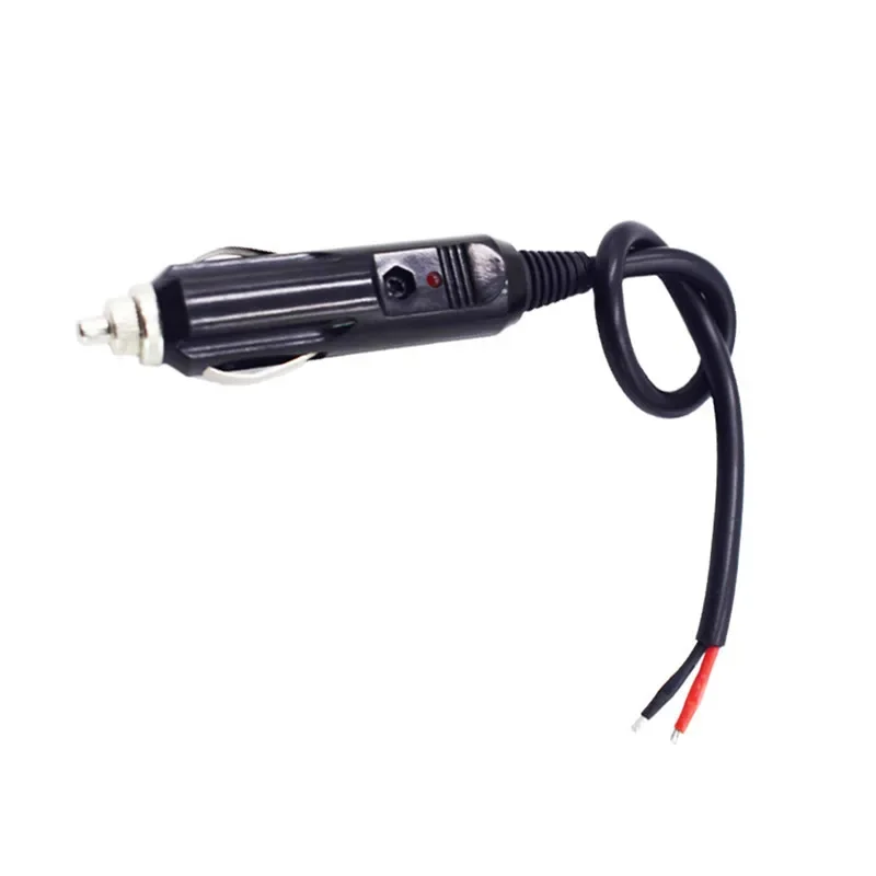 12V 24V Auto Male Car Cigarette lighter adapter LED Socket Plug Connector Adapter Car Accessories