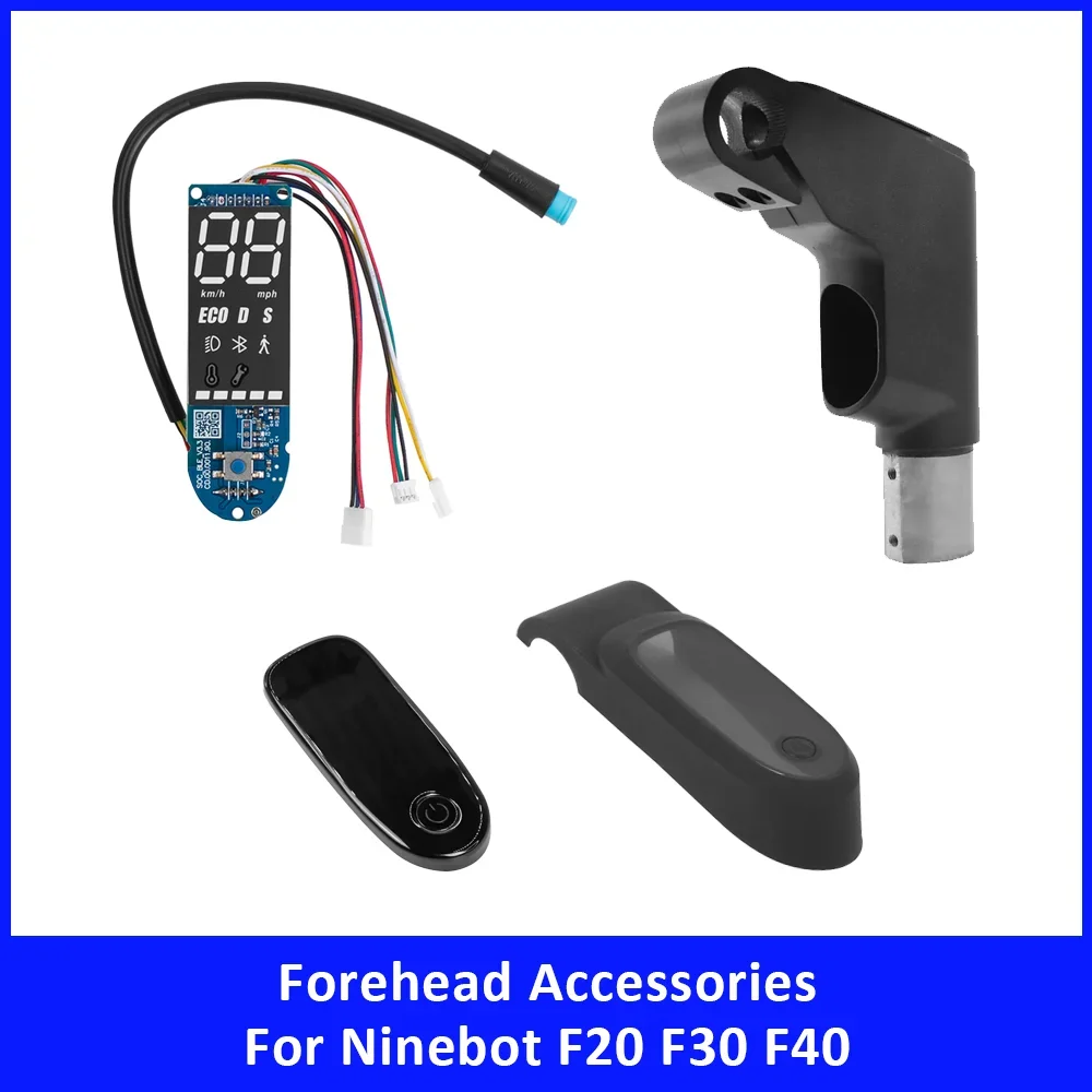 

Dashboard Base Seat with Display Meter and Protective Cover for Ninebot F20 F30 F40 Forehead Kit Electric Scooter Accessories