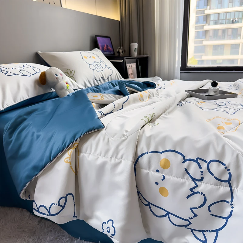 2024 High Quality Air Condition Cool Quilt Queen King Comforter Summer Modal Comfortable Thin Bed Cover Bedding Blanket