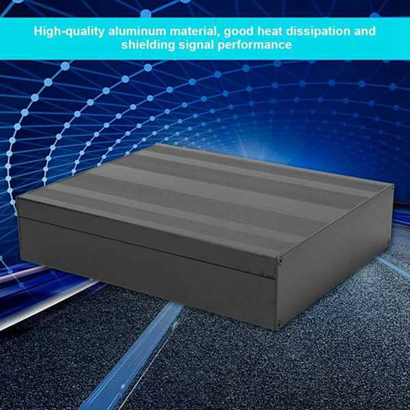 Aluminum Cooling Box, DIY Electronic Box Project, For Thunder Protection Aluminum Box For DIY Accessories, 50X178x220mm