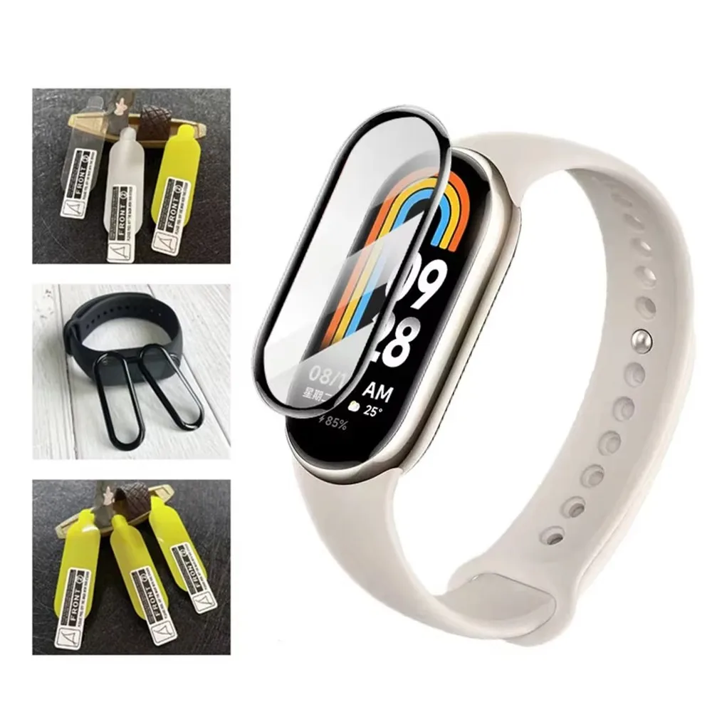 Flexible Hydrogel Screen Protector For Xiaomi Watch 3 4 5 6 7 8 9 1PC 2PC Full Screen Cover Anti Fingerprint HD Clear Film - view 6