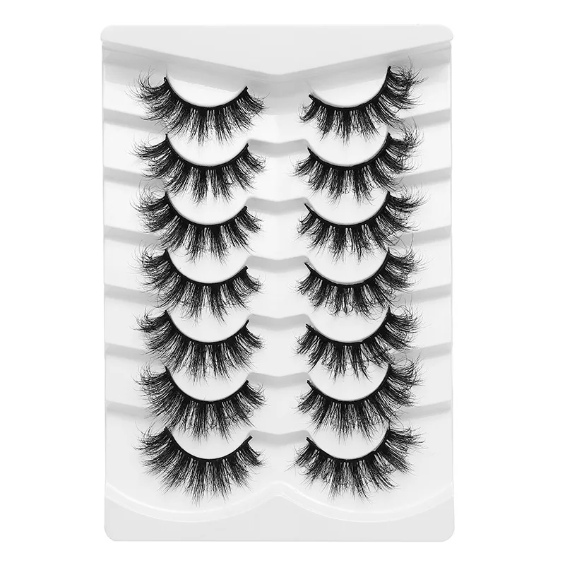 1 Box Fairy False Eyelashes Curling Single-cluster Eyelashes Artificial False Lashes Simulated Curly Lash Extention Tool