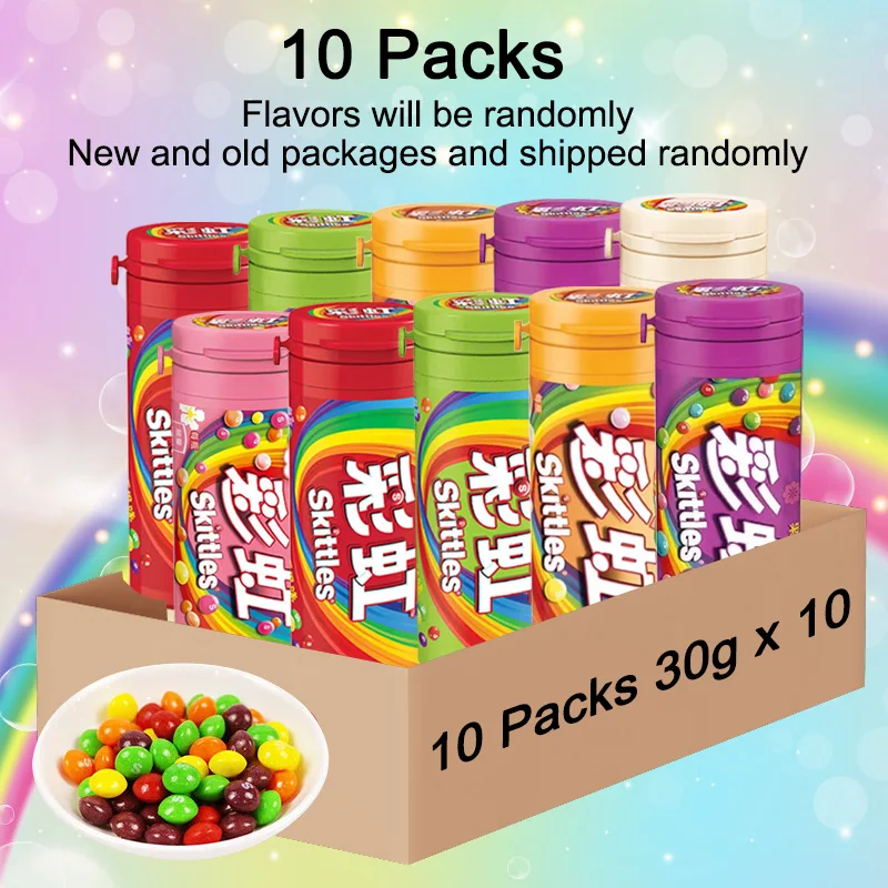 Skittles-Bonbons en conserve, 1.06oz(30g) x 10 canettes