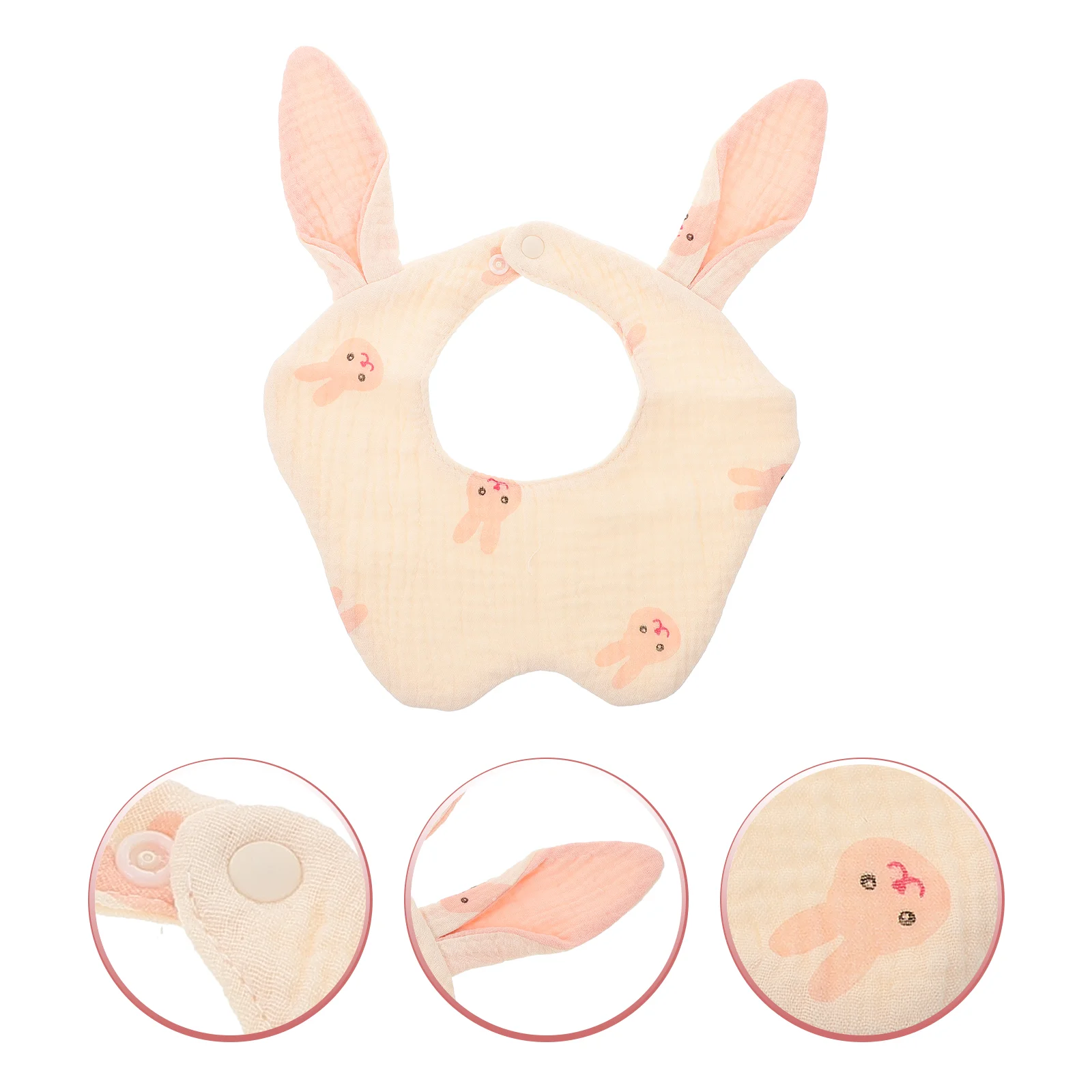 Baberos de algodón puro para bebé, toallitas para Saliva, alimentación infantil, Dribble, 0-6 meses, 3050x2400x030cm, accesorios, muselina rosa