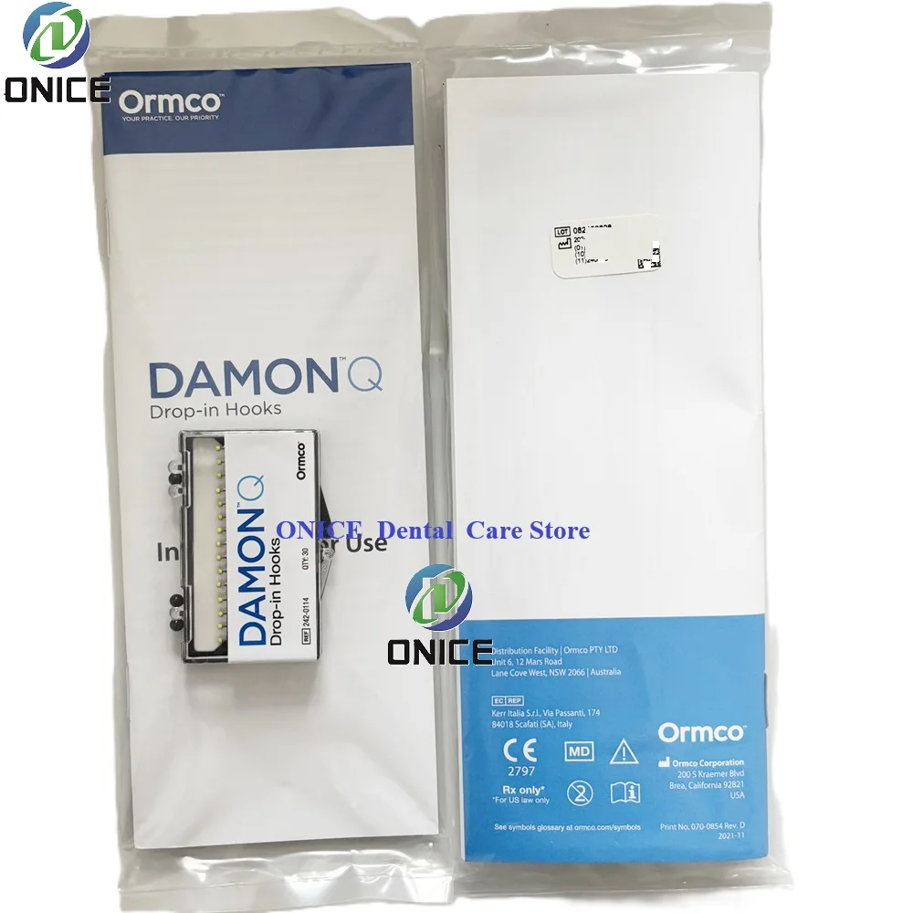 Ormco Damon Q Drop-In Hooks – מדריך מפורט למשתמשים בדמונ קיוסט