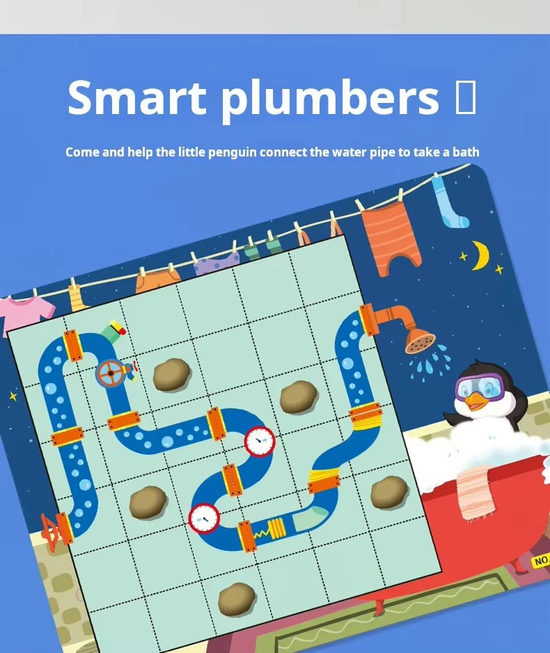 Brinquedo de treinamento de pensamento espacial de jogo de tabuleiro infantil