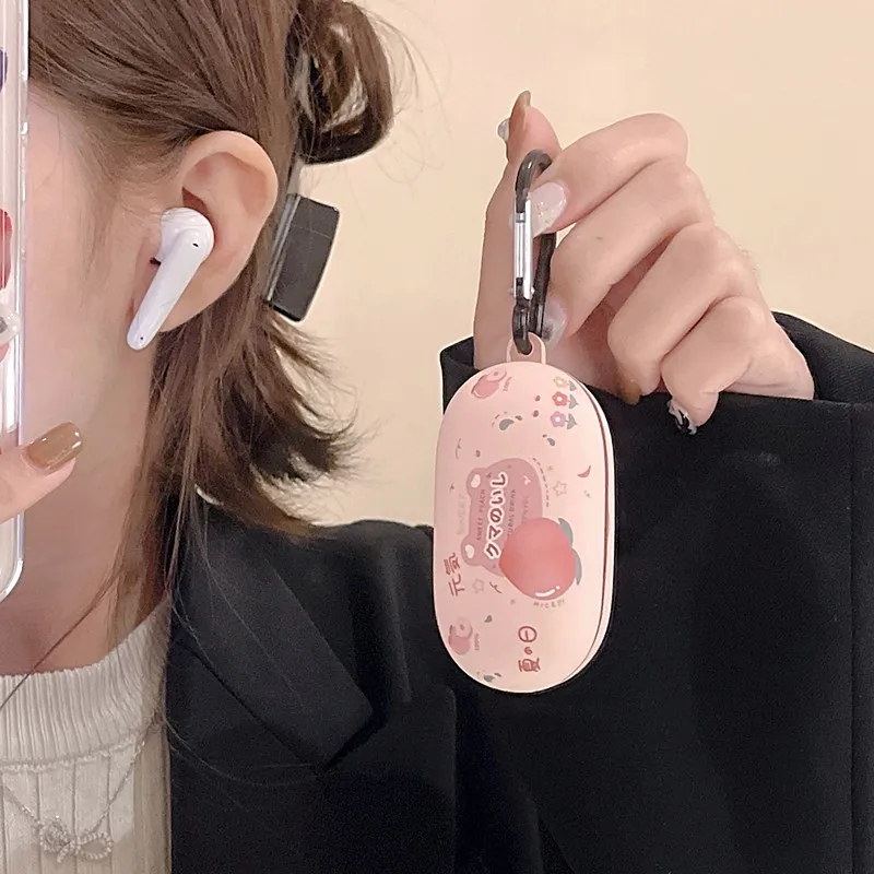 Nieuwe Oortelefoon Case Voor Huawei Freebuds Se Fruit Patroon Kristal Sticker Soft Shell Headset Protecte Case Voor Huawei Freebuds Se