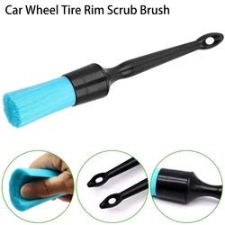 Car Detailing Brush Soft Auto Detail Brush for Cleaning Interior Exterior Dashboard Rims Wheel Lug Nuts Engine Duster Brush