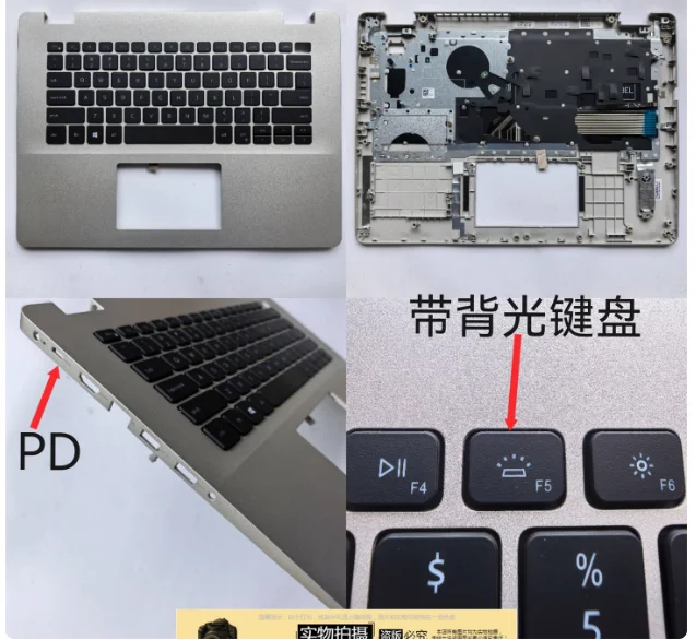 Nova capa para descanso de mãos para laptop com teclado para DELL Vostro V3400 3400 3401 3405