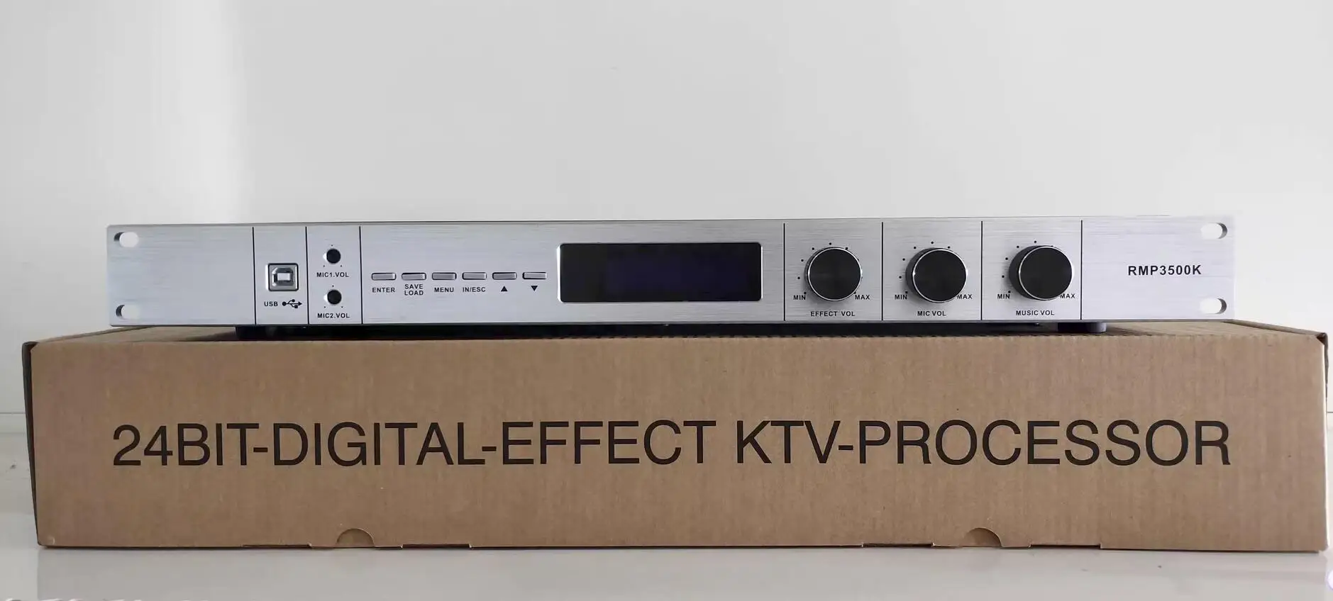 RMP3500k Professional Microphone 24bit-digital-effect KTV processor PC Computer Debugging Preamplifier Digital Processing