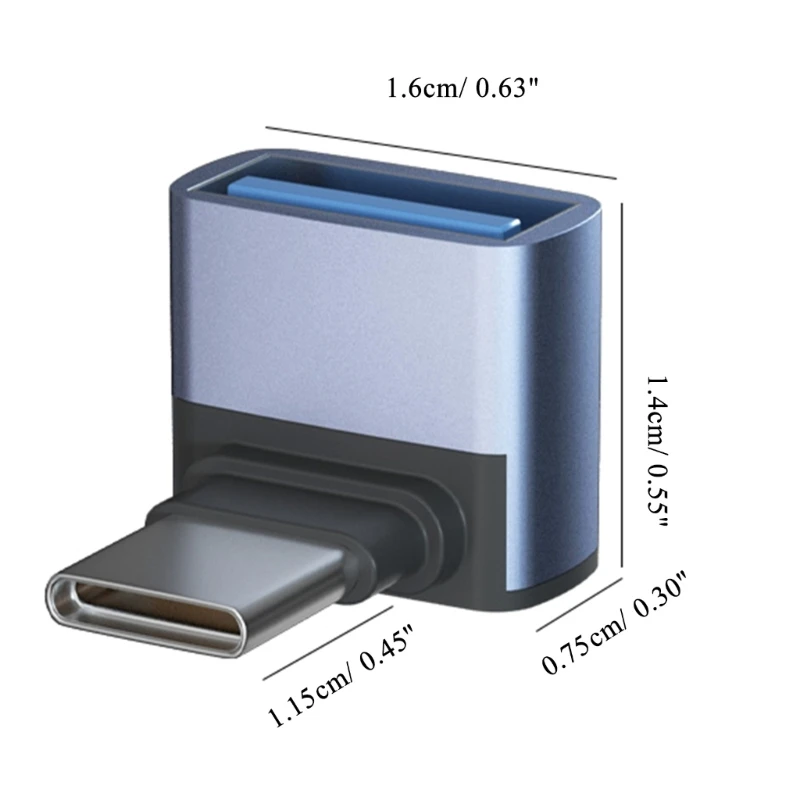 Bộ chuyển đổi 10Gbps Nam sang Nữ Loại sang USB3.0 Bộ chuyển đổi đồng bộ hóa dữ liệu Bộ mở rộng cho máy tính xách tay