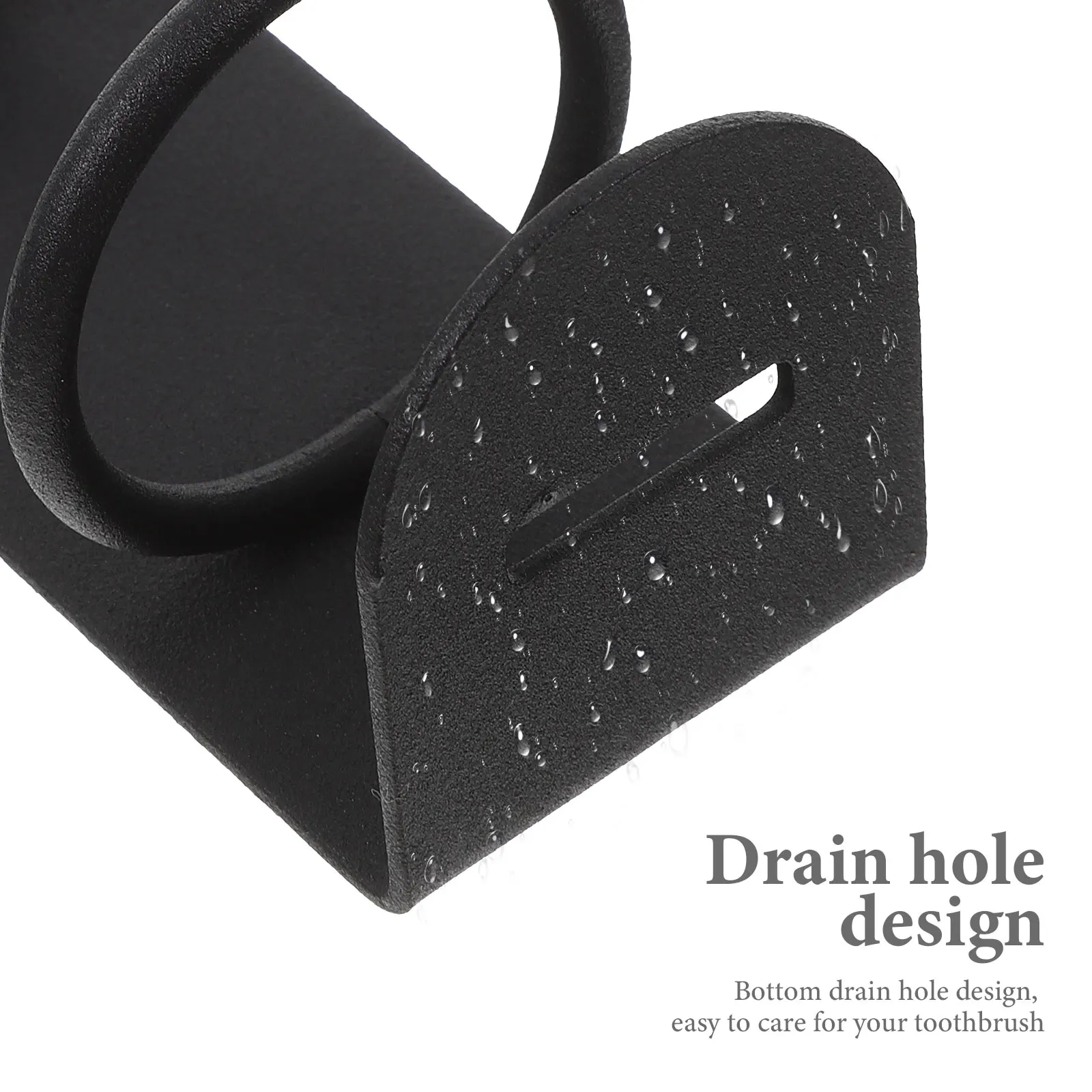 

2pcs Wall Mounted Toothbrush Holder No Drill Bathroom Organizer For Electric Toothbrushes Mirror Tile Glass Wood Mounting Space