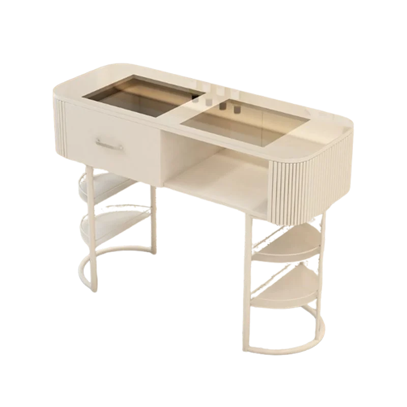 Modern French Nail Table Minimalist Aesthetic Elegant High Quality Nail Table Rustic Unique Mesas De Manicurista Furniture