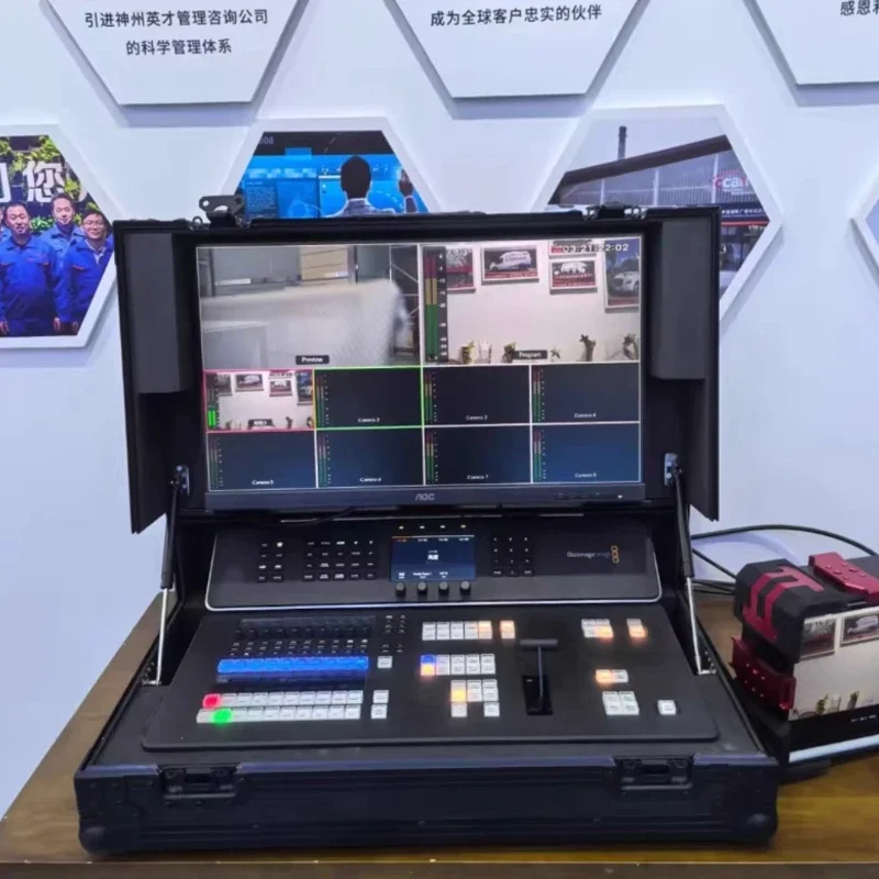 Maßgefertigter Spezial-Flightcase für BMD ATEM Television Studio HD8/ISO/4K8 Switcher