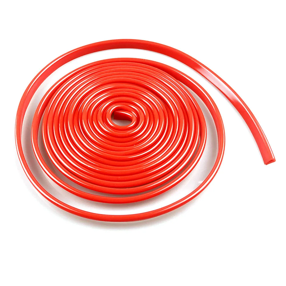 

Auto Door Case 10m Anti-Shock Scratch Resistant Sealing Strips Red Thin Design Effective Protection No Tools Required