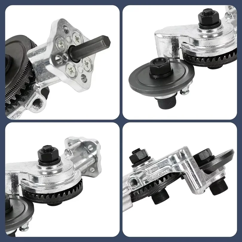 Electric Drill Plate Cutter Attachment Double Headed Iron Metal Sheet Cutter Plate Punch Scissors