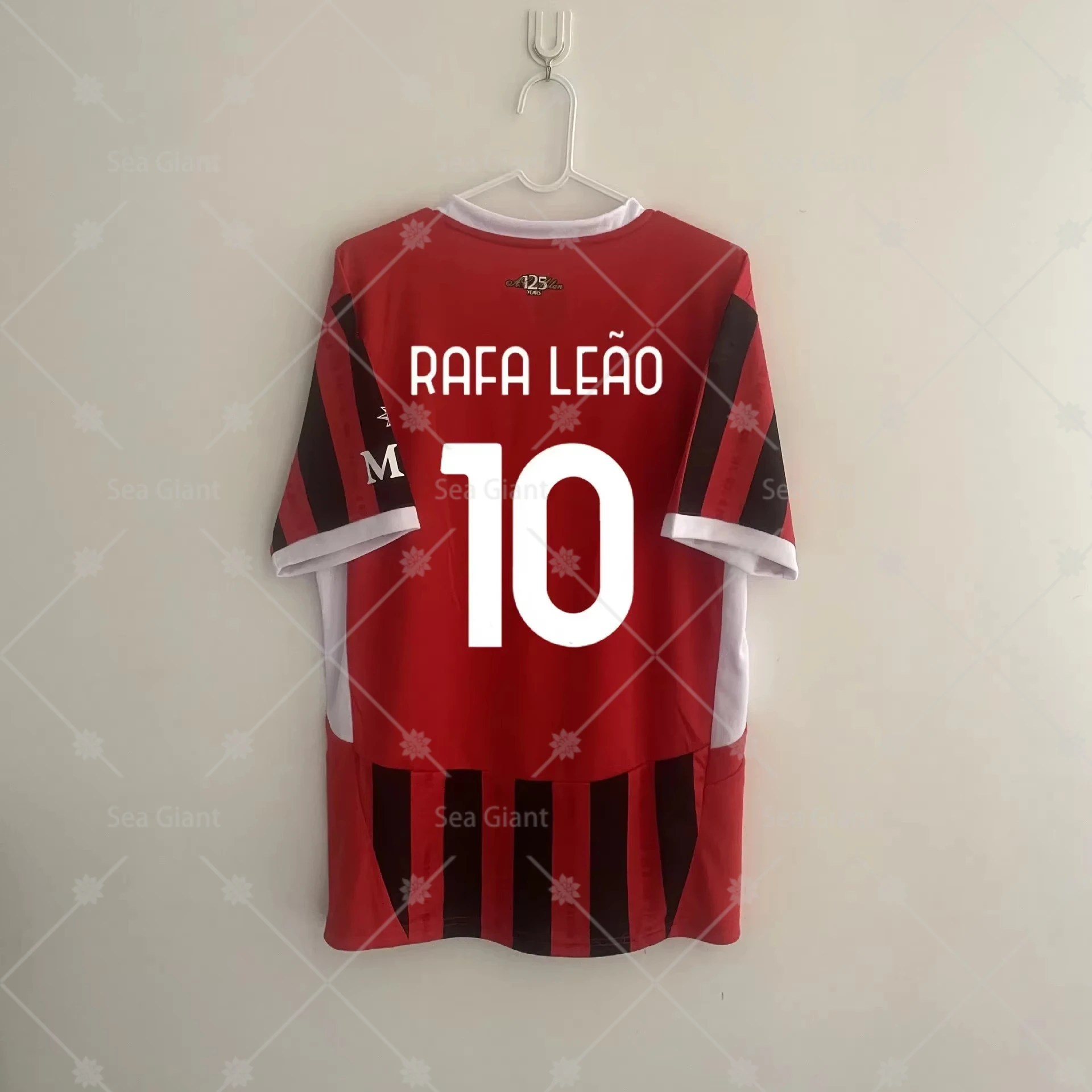 AC Milan Jersey 2425 Inicio No. 9 Giroud No. 10 Leo No. 19 Theo Morata No. 7 aficionados al camiseta de fútbol