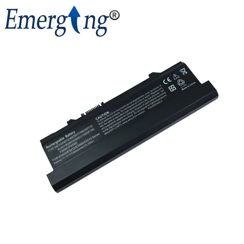 9cells 11.1V New Laptop Battery for Dell Latitude E5400 E5410 E5500 E5510 KM742 KM769 RM656 T749D