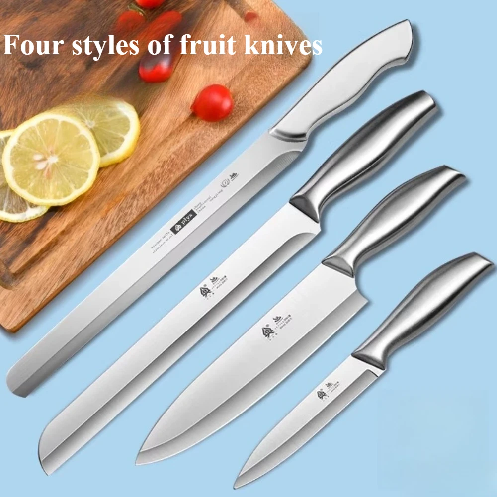 All-Steel Chef's Knife Watermelon Knife Cleaver for Slicing and Cleaving Fruits Household Kitchen Essential Sharp Blade Utility