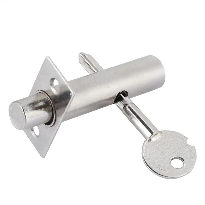 Invisible Mortise Door Lock Iron Pipe Well Lock Fire Door Escape Aisle Lock Furniture Hardware Accessories
