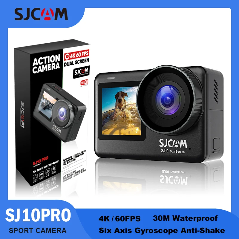 SJCAM SJ10 Pro Dual Screen Action Camera 4K 2.33