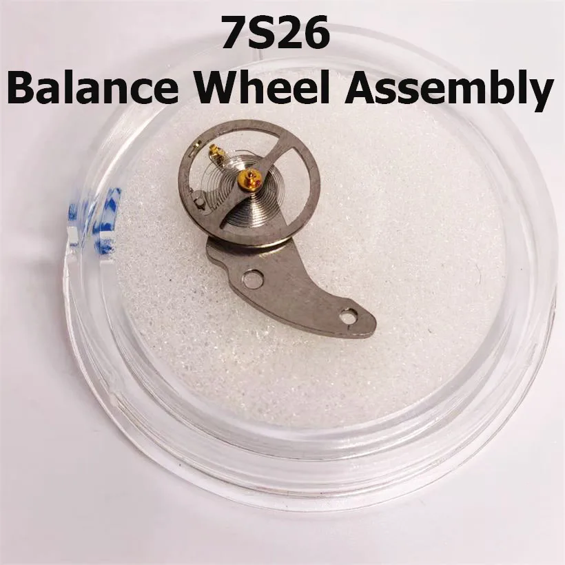 Suitable For 7S26 Mechanics Movement Balance Wheel Assembly Swing Clamp Plate+ Swing Wheel Original Disassembly Watch Accessorie