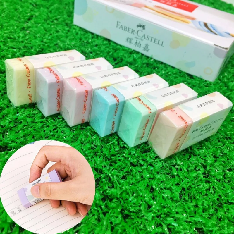 German Macaron Color Soft Eraser School Stationery Student Supplies Exam Learn Writing Wipe Eraser Art Sketch Painting Wipe Tool