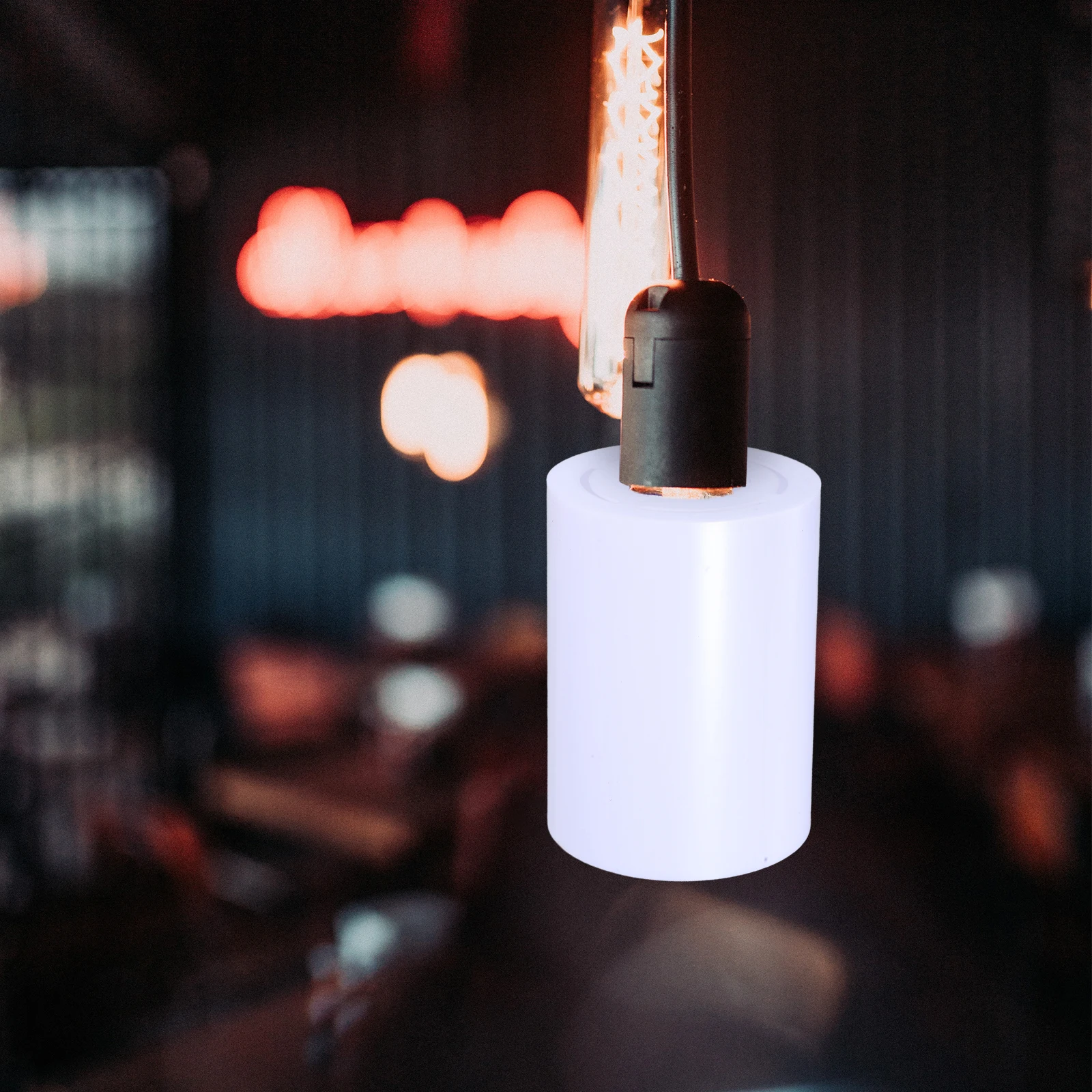 

Cylindrical Drum Lamp Shade Replacement White 4.2Cm Diameter E27 Socket Ceiling Chandelier Light Cover Wall Sconce Shade Glass