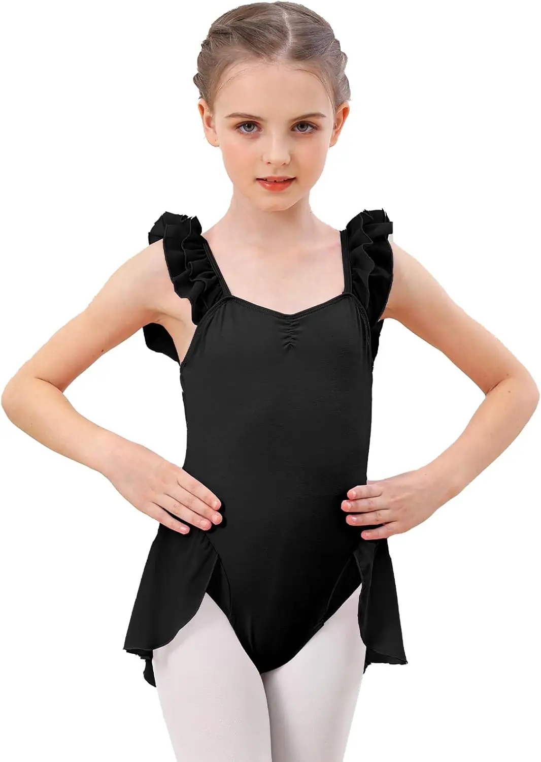 Mädchen Ballett Trikots Tanz Trikot mit Rock Kleinkind Active wear Kleider Ballett Tanz kleid